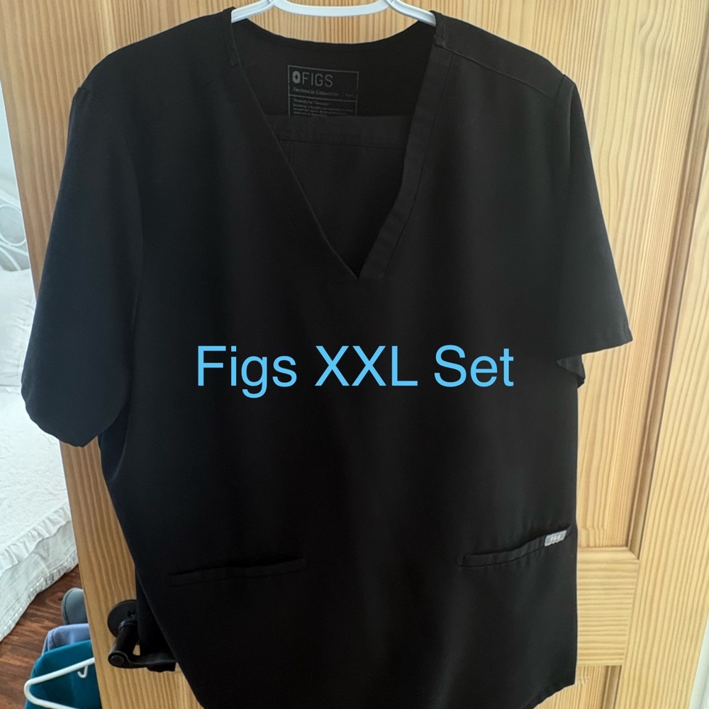Figs Black Scrub Set - Women’s Size XXL